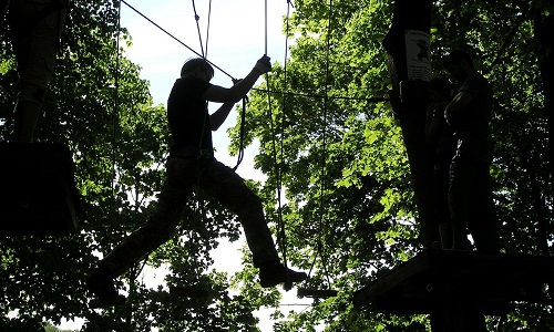 Looking for Some Treetop Fun? Try a High Ropes Course